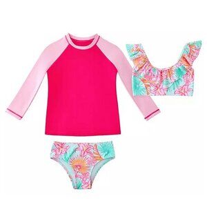 Swim 3-Piece Girls Swim Set 3T (818)